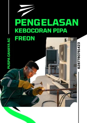 Las Perbaikan Kebocoran Pipa Freon + Isi Freon | Jasa Service AC Terdekat & Bergaransi